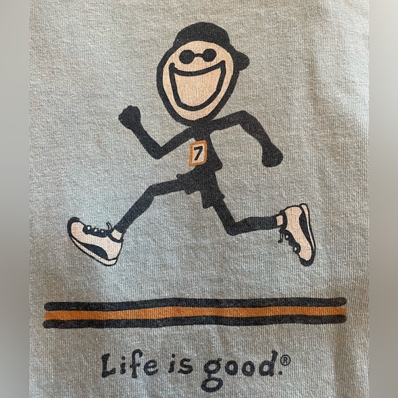 LIFE IS GOOD RUNNER SHIRT - Picture 3 of 5